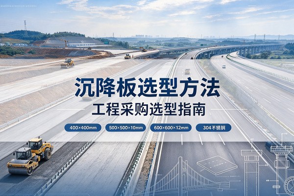 梅江沉降板选择方法
