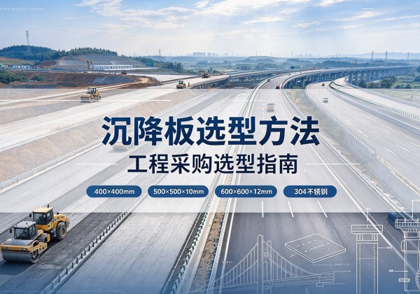 梅江沉降板选择方法